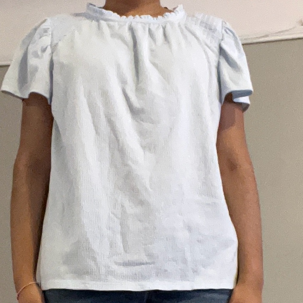 Size Medium LOFT Soft Blue Women's Blouse